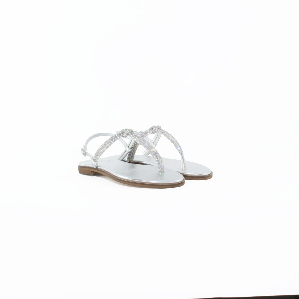Exe sandali infradito con strass 627 Silver Pierrot Calzature