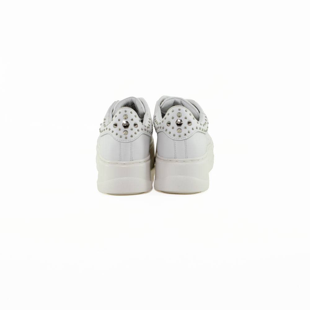 Cult sneakers con borchie Perry 4236 Bianco Pierrot Calzature